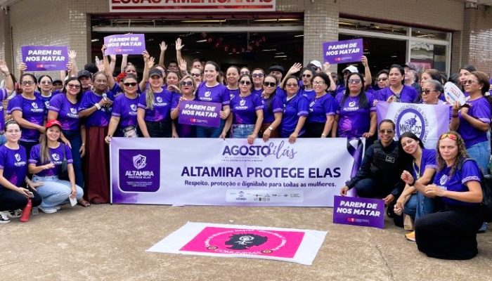 Altamira conclui Agosto Lilás com mobilização e reforça pacto contra a violência feminina