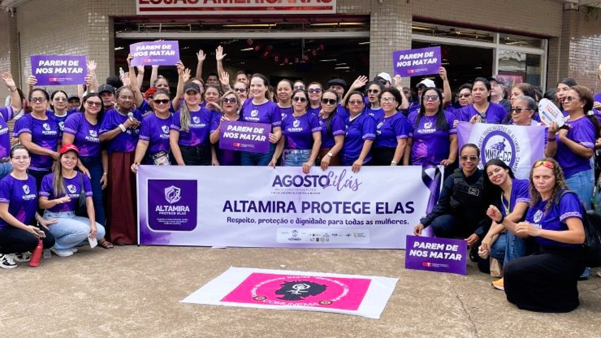 Altamira conclui Agosto Lilás com mobilização e reforça pacto contra a violência feminina