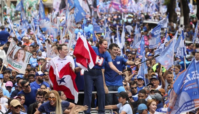 Candidata ao governo do Pará inicia campanha com expressiva mobilização popular em Belém