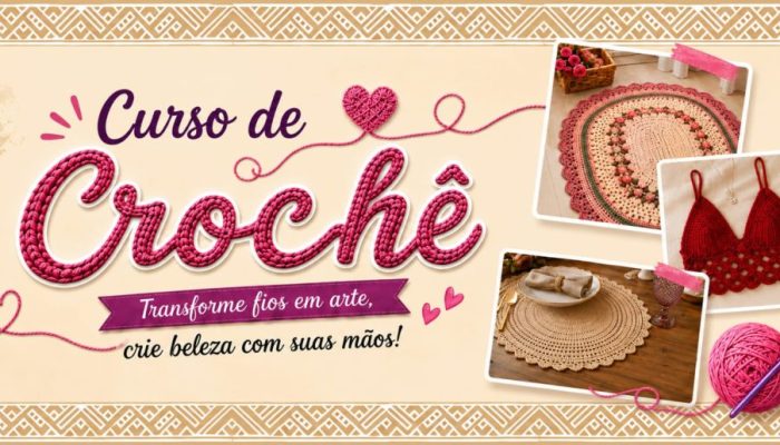 Capacitação em crochê: CEPRO abre inscrições para desenvolver talentos e impulsionar renda