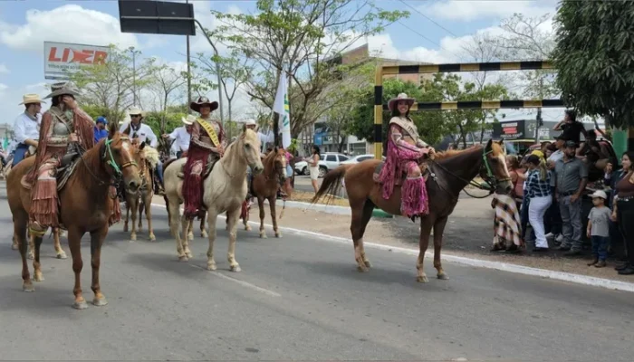 Cavalgada ABRE a 38ª Exposição Agropecuária DE Marabá