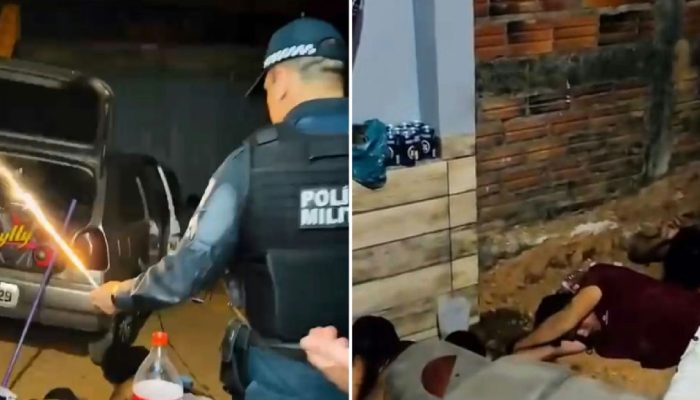 Festa de aniversário tem desfecho inesperado com intervenção policial
