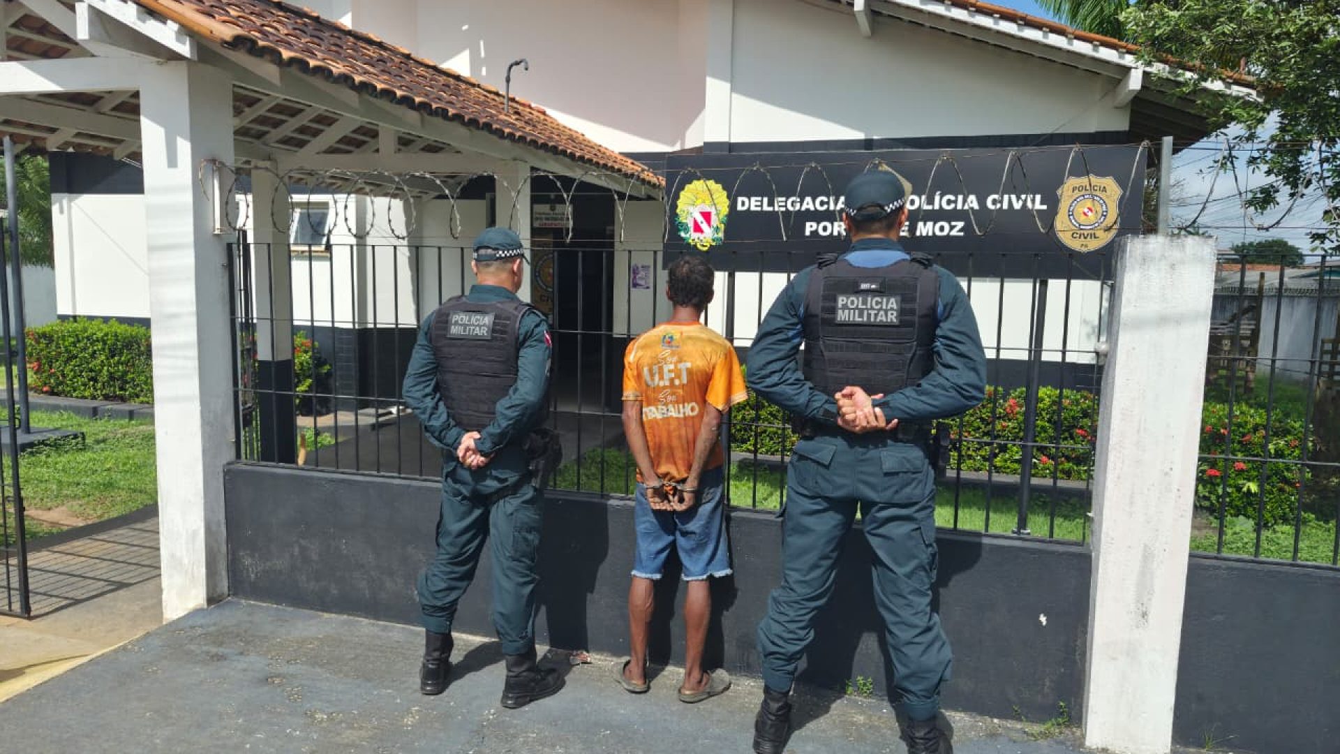Foragido da Justiça é detido em Porto de Moz após flagrante com materiais suspeitos