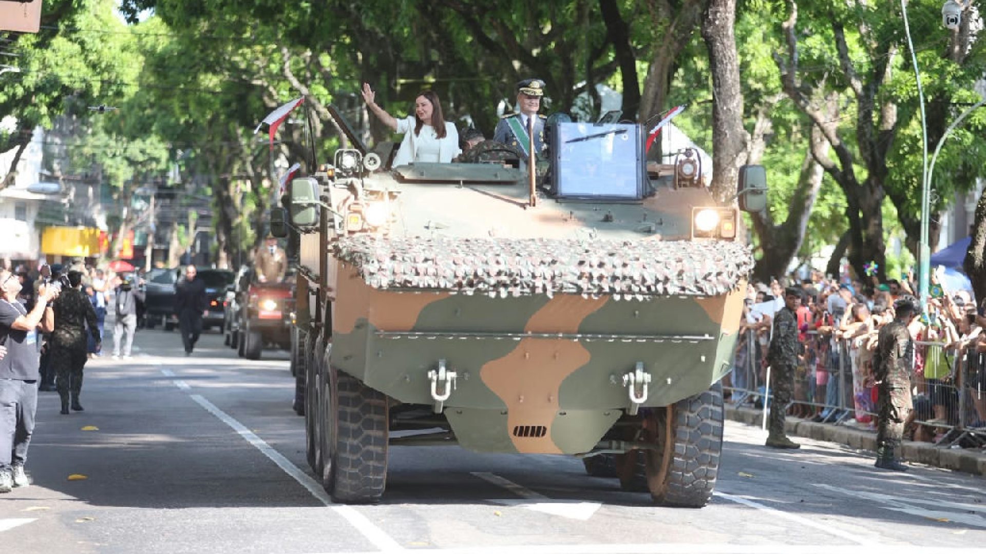 Hana Ghassan destaca papel das forças de segurança em desfile de 7 de setembro