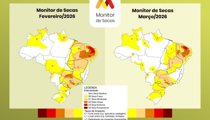 regiões, o Nordeste manteve a situação mais crítica, com 88% do território afeta
