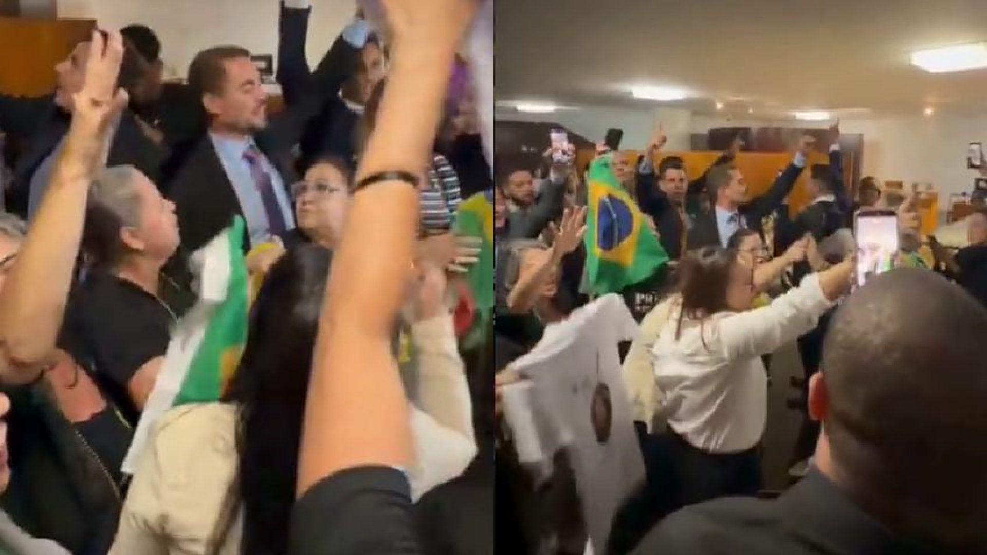 tentativa de golpe de Estado e por envolvimento nos atos golpistas de 8 de janei