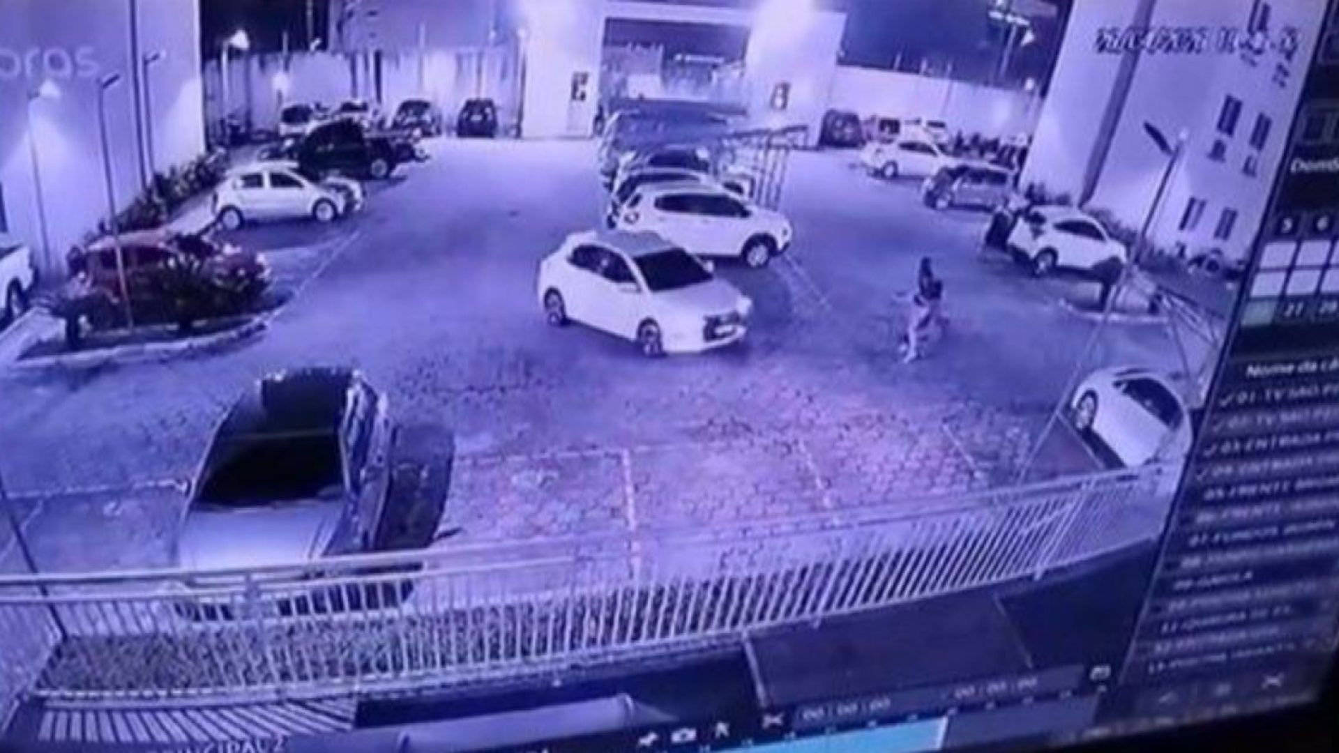 uma moradora que, segundo relatos, apresentava sinais de embriaguez.Embora o cas