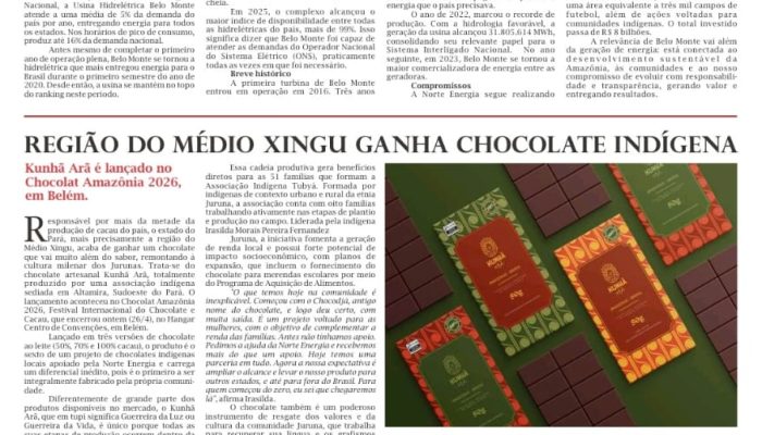 Belo Monte celebra uma década de operação e impulsiona economia local com chocolate indígena