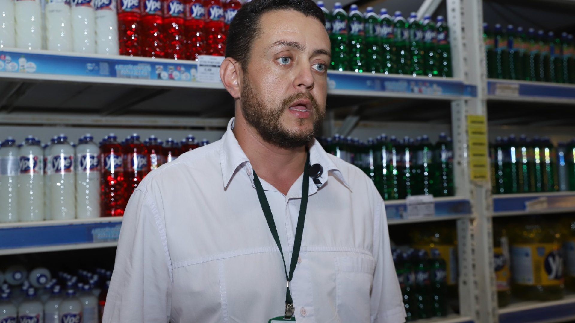 Janiel: “A gente está verificando também as distribuidoras de material de limpeza e os grandes atacadistas”