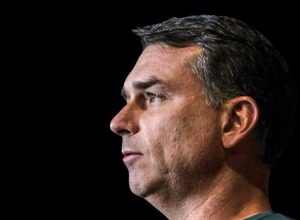 Flávio Bolsonaro, senador e pré-candidato à Presidência&nbsp; (Vitor Souza/AFP