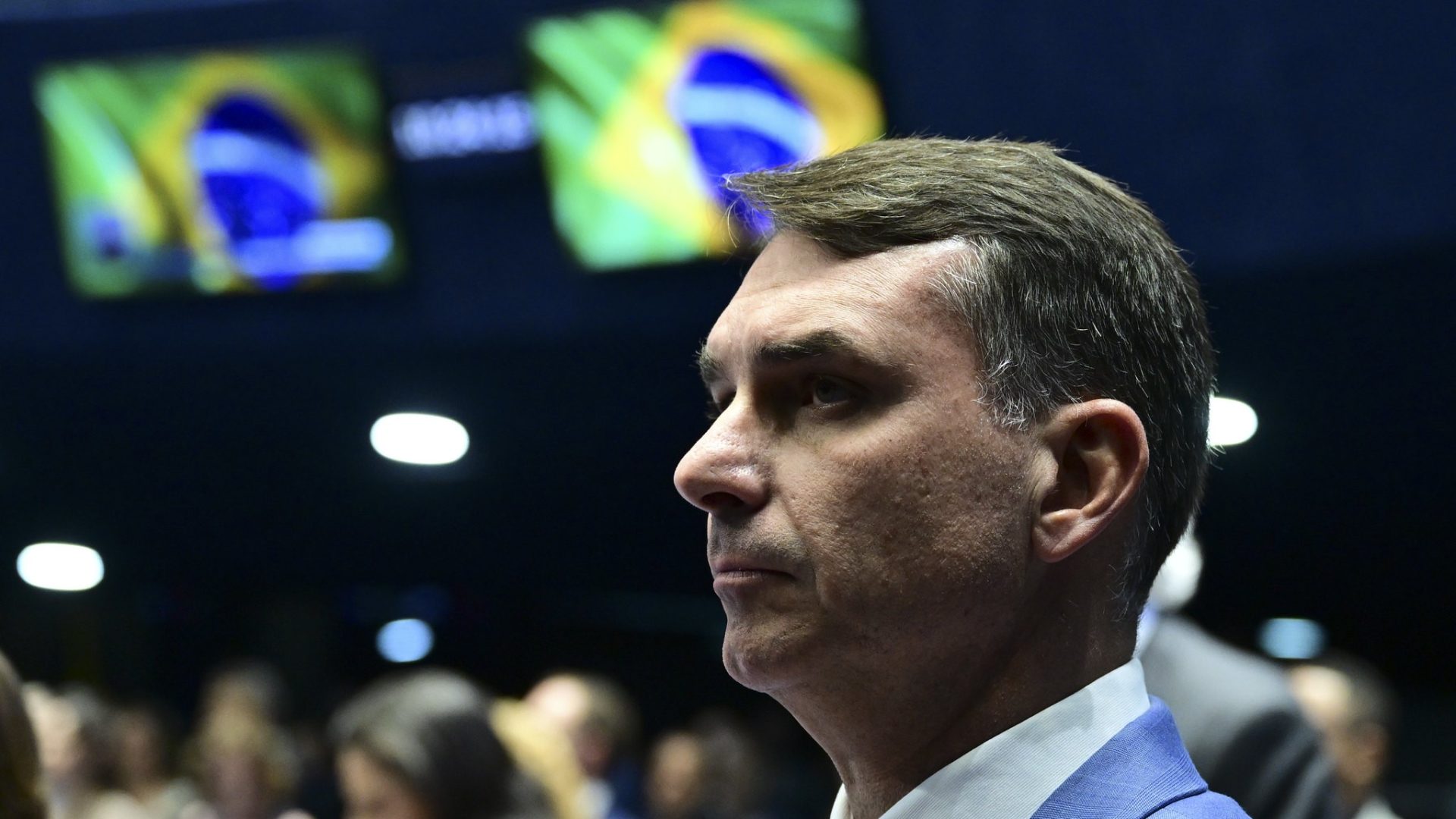 O senador Flávio Bolsonaro&nbsp; (Geraldo Magela/Agência Senado