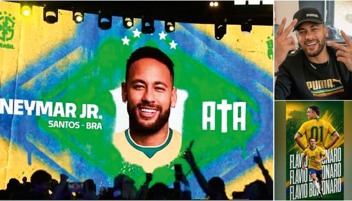Neymar: a convocação do atacante, que declarou apoio a Jair Bolsonaro na campanha de 2022, foi comemorada pelo candidato Flávio Bolsonaro e precedida por um acalorado embate entre