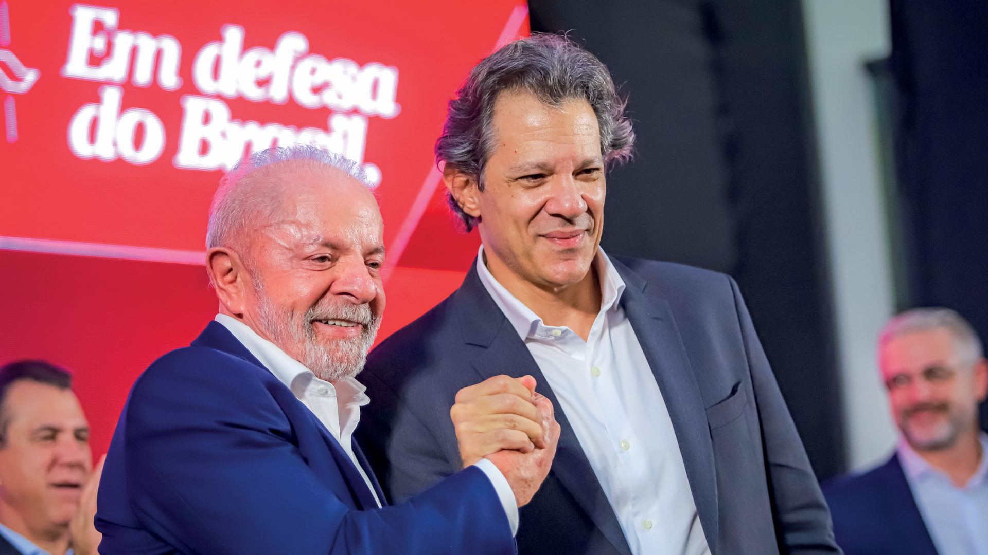 ACERTO - Lula e Haddad em lançamento da pré-candidatura: aposta para frear votos bolsonaristas em São Paulo&nbsp; (Adonis Guerra/.