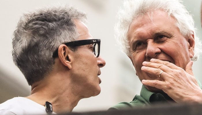 Zema e Caiado: desidratação momentânea tem animado outros concorrentes do campo da direita&nbsp; (Gabriel Silva/RasPress/Folhapress/.