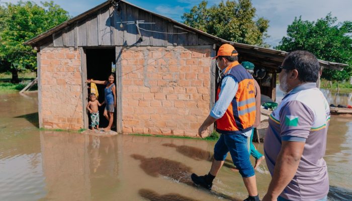 conta dos estragos provocados pelos temporais que atingem a área Norte do estado
