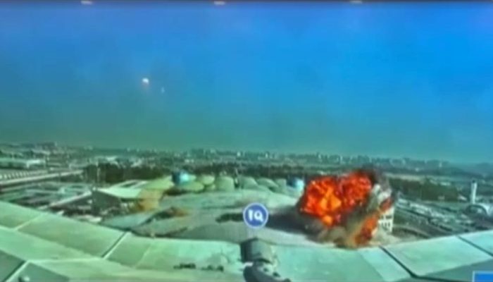 Kuwait: v&iacute;deo mostra momento em que drone atinge terminal do aeroporto