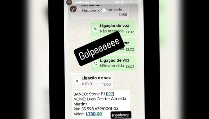 Foto: Redes Sociais/Reprodução