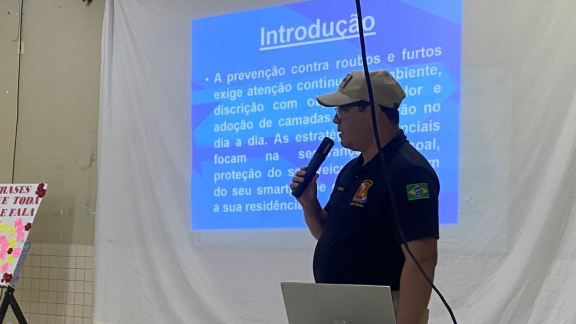 Cerca de 200 alunos e servidores participaram das atividades realizadas na Escola Estadual Thiago Gonçalves (Foto: Reprodução / Alepa