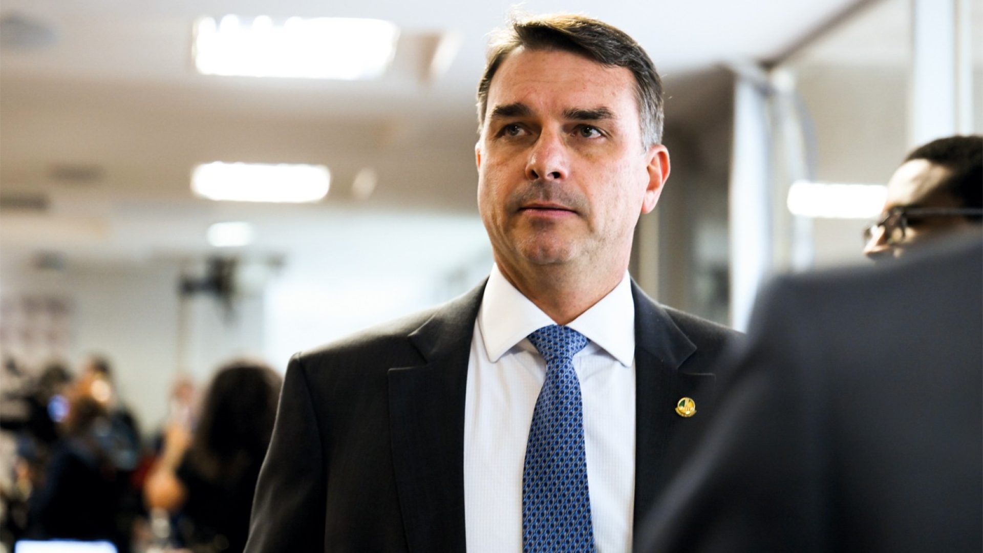 Flávio na rede social X, no dia 3 de janeiro deste ano, quando o ex-presidente d