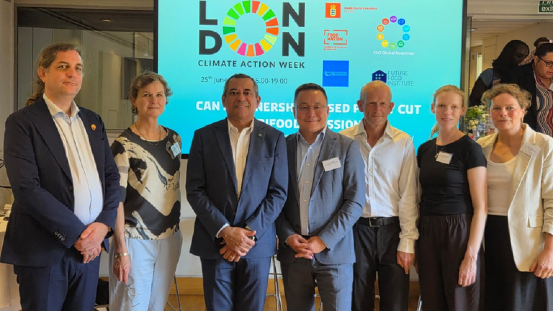 Liderança brasileira em sustentabilidade agrícola brilha na London Climate Action Week 2026