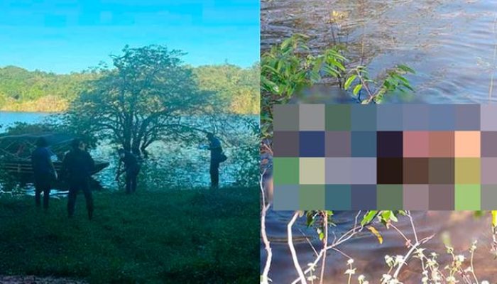 Corpo em decomposição é encontrado às margens de rio, em Alter do Chão, em Santarém. (Foto: O Impacto