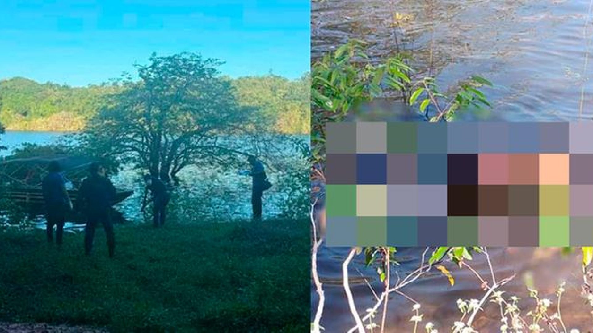 Corpo em decomposição é encontrado às margens de rio, em Alter do Chão, em Santarém. (Foto: O Impacto