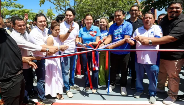 tante reforço em infraestrutura urbana com a entrega do novo Complexo Esportivo