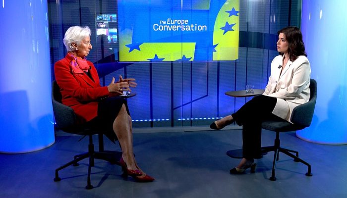 Euro digital n&atilde;o vai substituir dinheiro vivo, garante Lagarde &agrave; Euronews