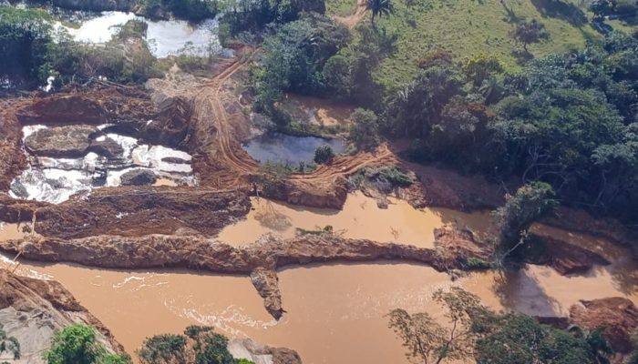 Ação conjunta desmantela garimpo ilegal de ouro e cobre no sudeste do Pará