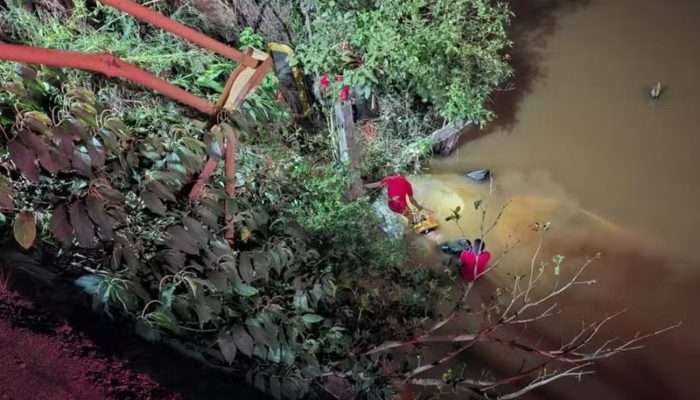 Acidente na Br-155 em Eldorado do Carajás resulta em morte após queda de veículo em rio