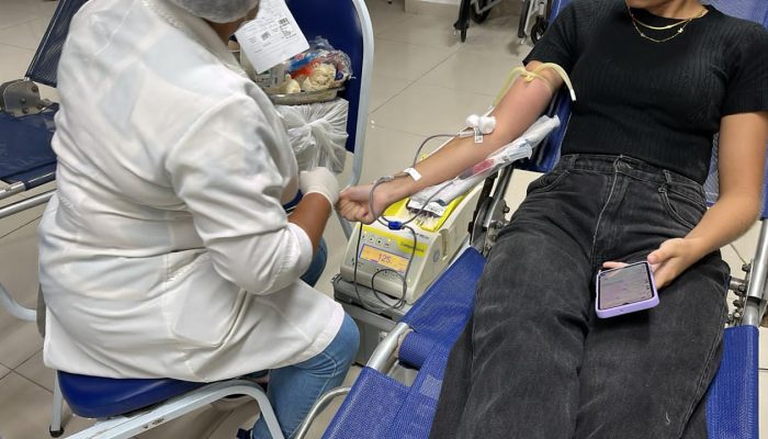 Instituição realiza coleta de sangue em parceria com Hemopa, em Marabá