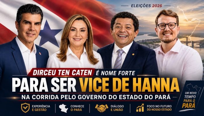 Pará: Dirceu Ten Caten é o nome do PT para vice na chapa de Hana Ghassan em 2026