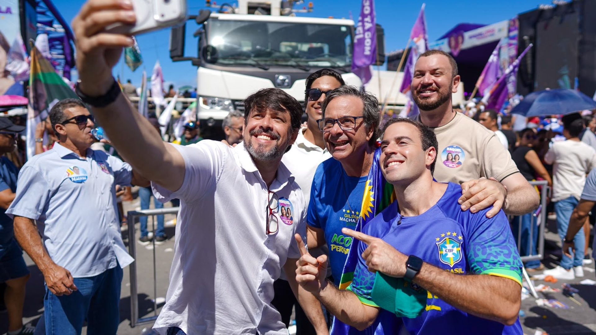 Pernambuco: Gilson Machado e Gilson Filho se juntam à campanha de Raquel Lyra