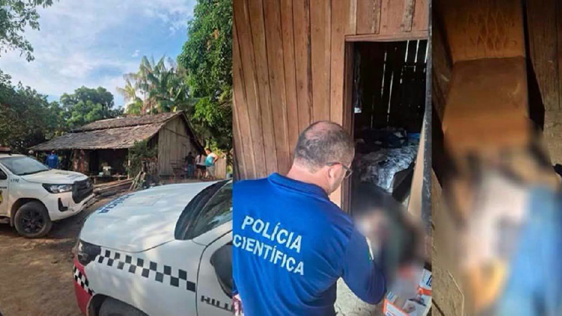 Polícia apura duplo homicídio de adolescente e homem em área rural de Placas