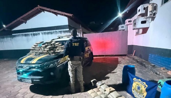 PRF apreende mais de 135 kg de skunk em caminhonete na Br-230 no Pará
