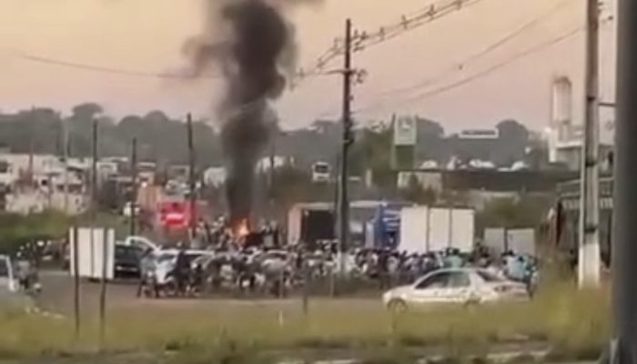Protesto em Marabá: Br-155 é interditada por moradores e trânsito para na região