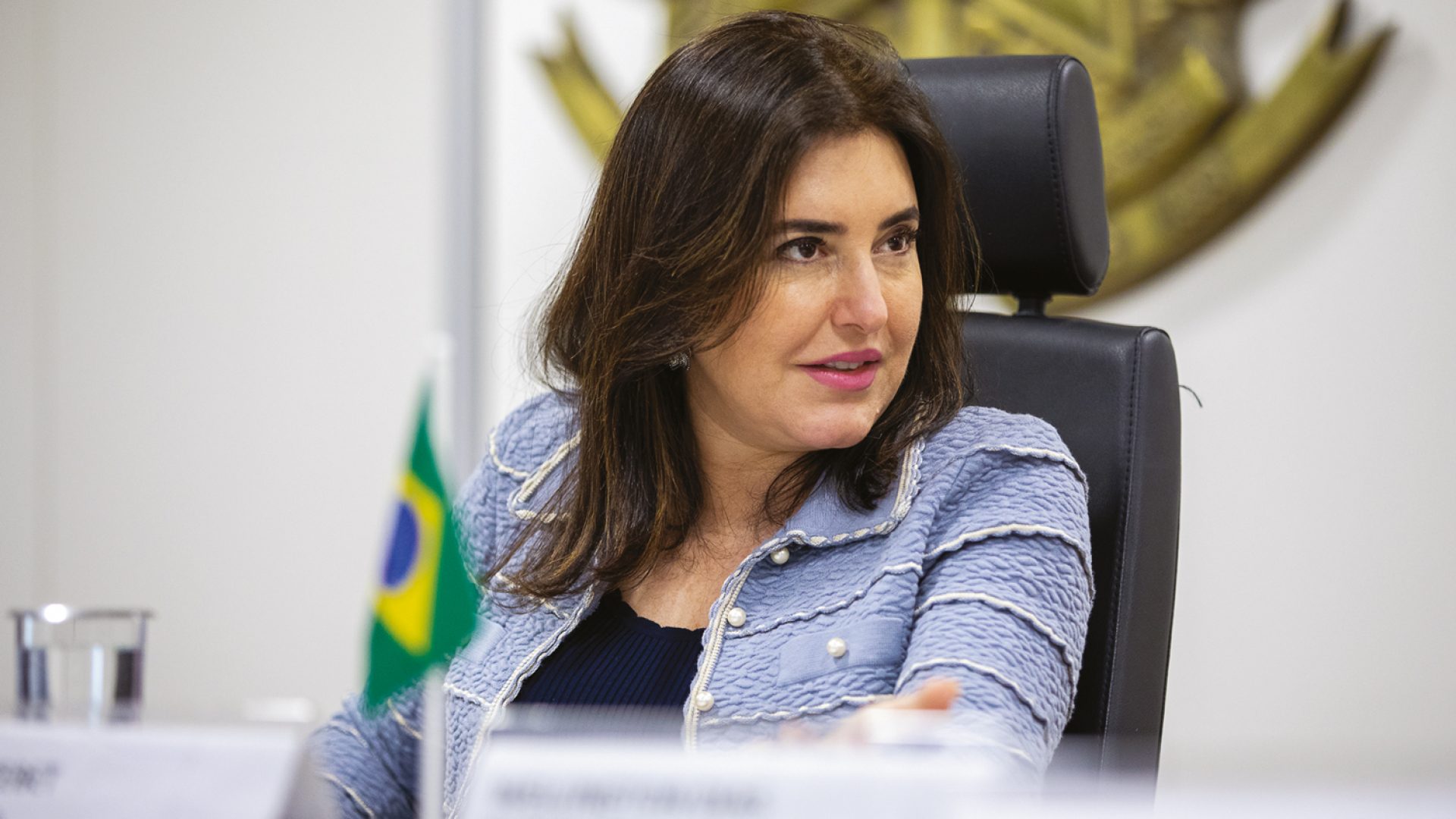 Simone Tebet no Senado por SP: ex-ministra critica Tarcísio e busca eleitor moderado