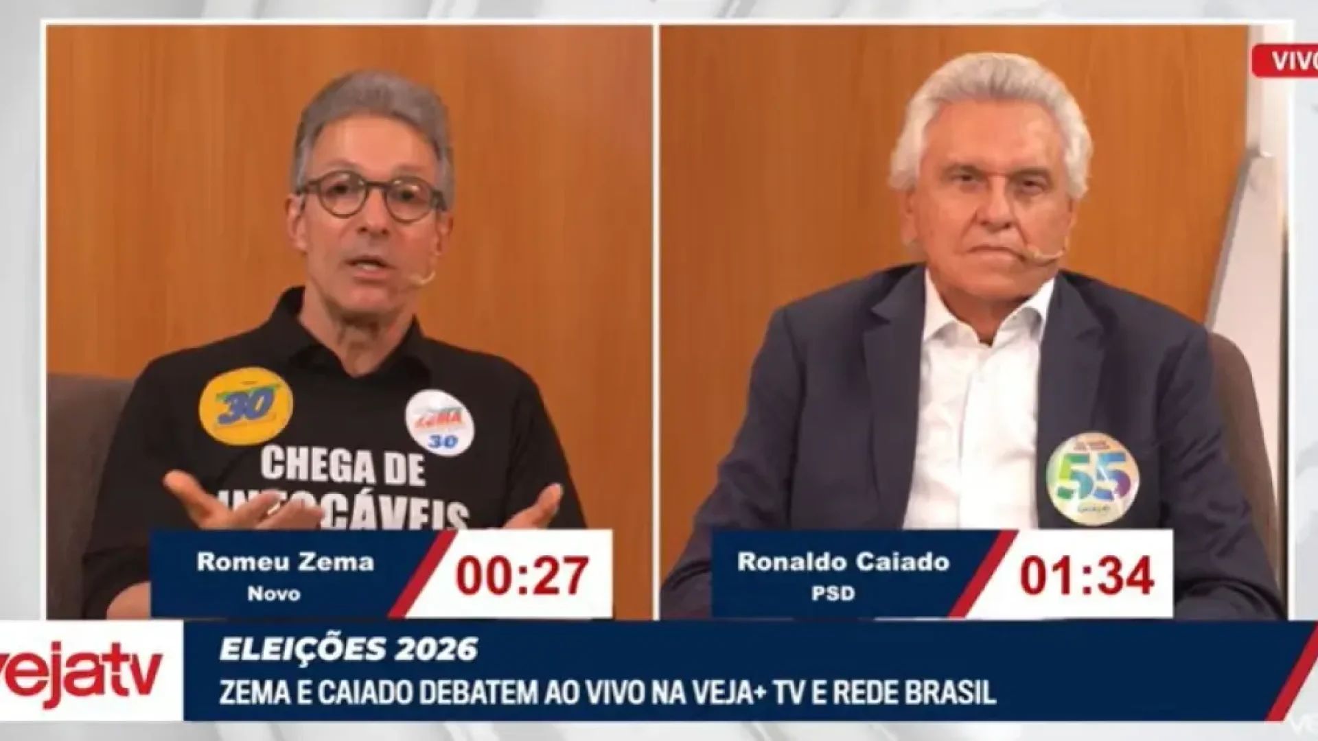 Zema e Caiado debatem alianças políticas e segurança nacional em confronto para 2026